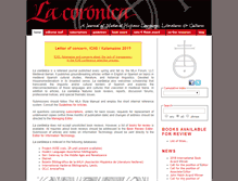 Tablet Screenshot of lacoronica.org